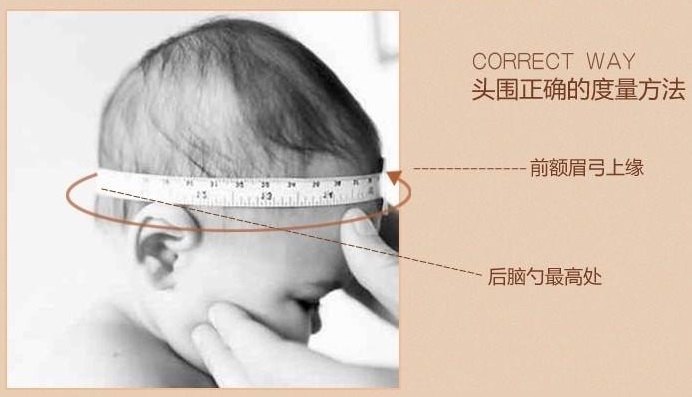 中国宝宝的头围标准和正确测量