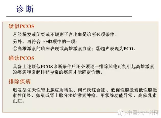 NO.1 杨冬梓教授:多囊卵巢综合征诊断标准和治