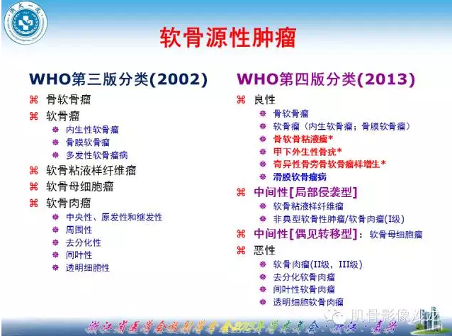 who骨肿瘤分类第四版:解读与比较