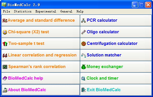 生物医学计算器(BioMedCalc)免费软件