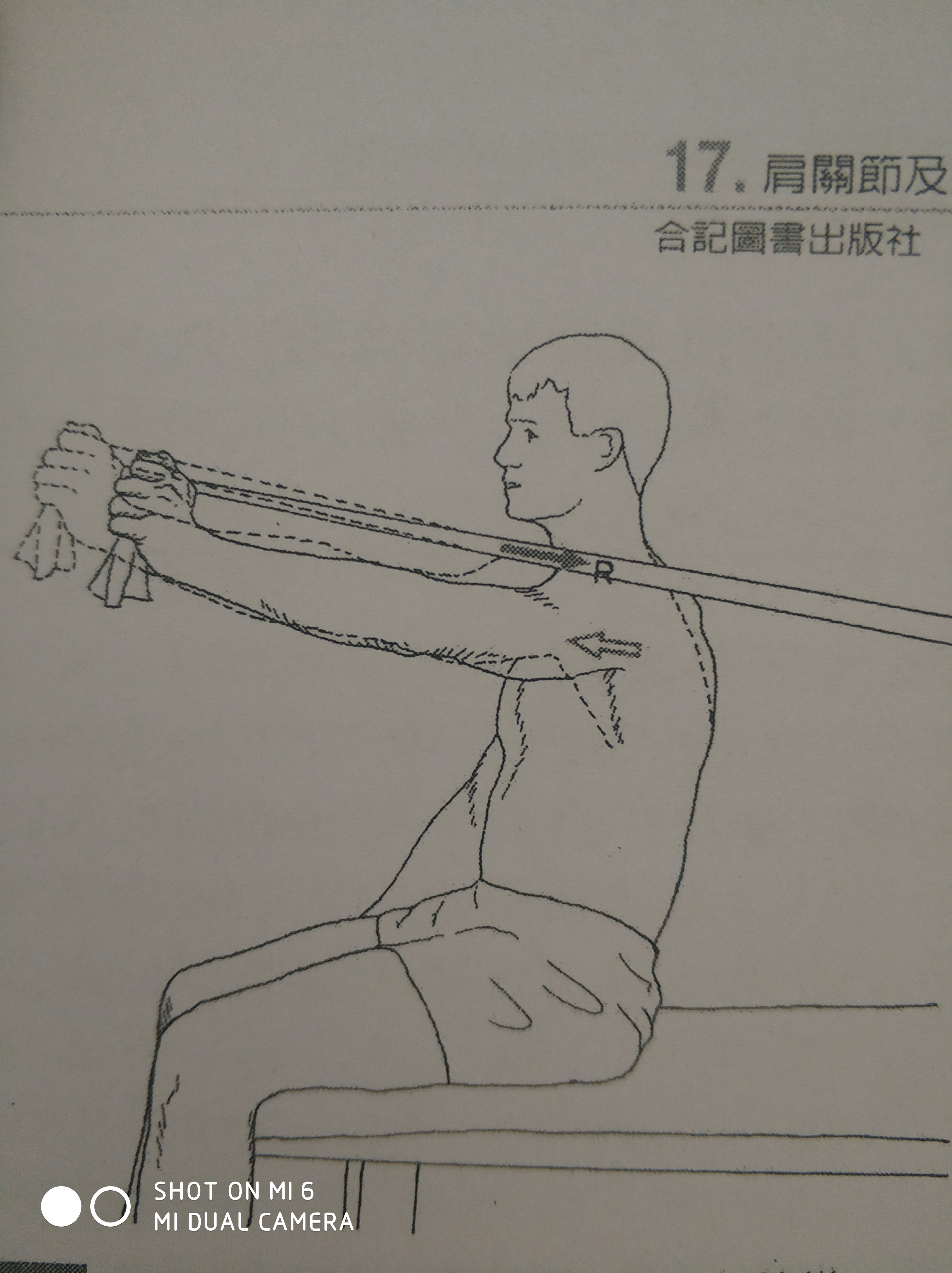 肩前束训练动作图片