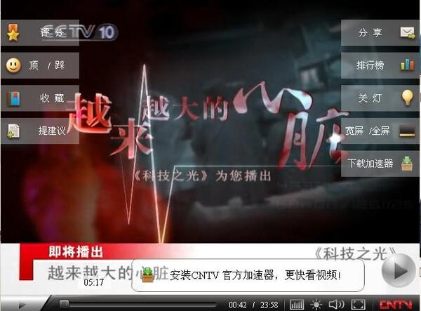 CCTV-10科技之光特别节目:CRT起搏器治疗心