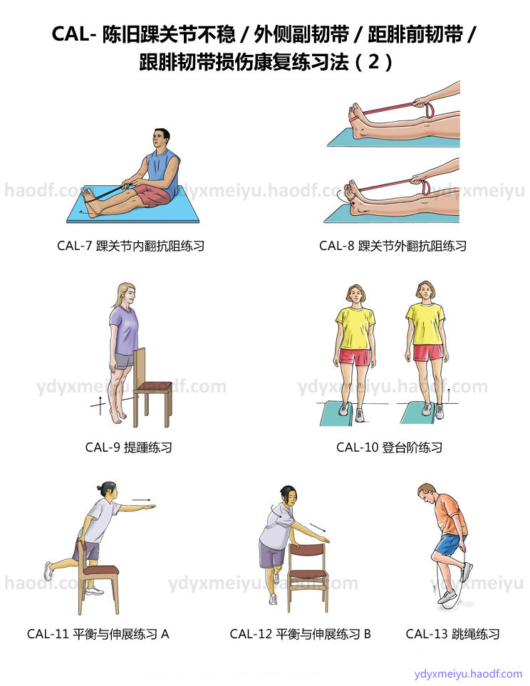 踝关节不稳,经常扭伤的患者的康