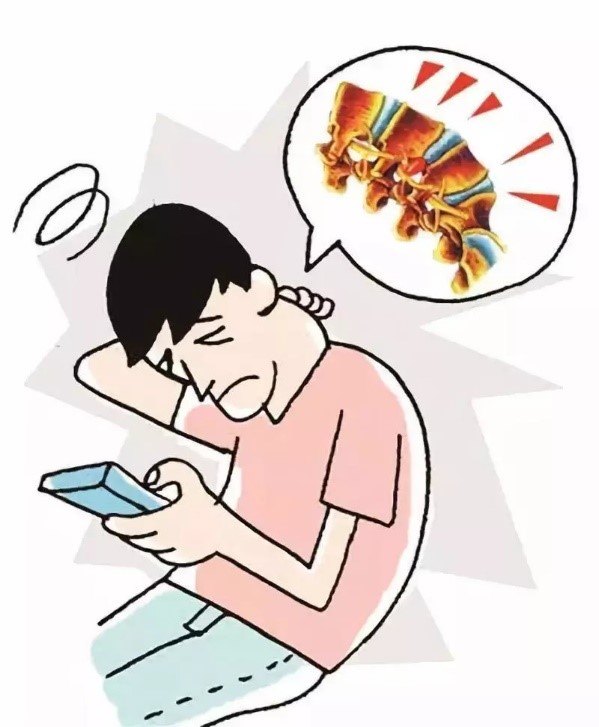 颈椎病图片高清卡通图片