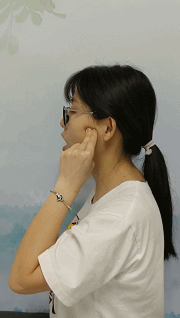 颞颌关节不舒服的自我按摩放松